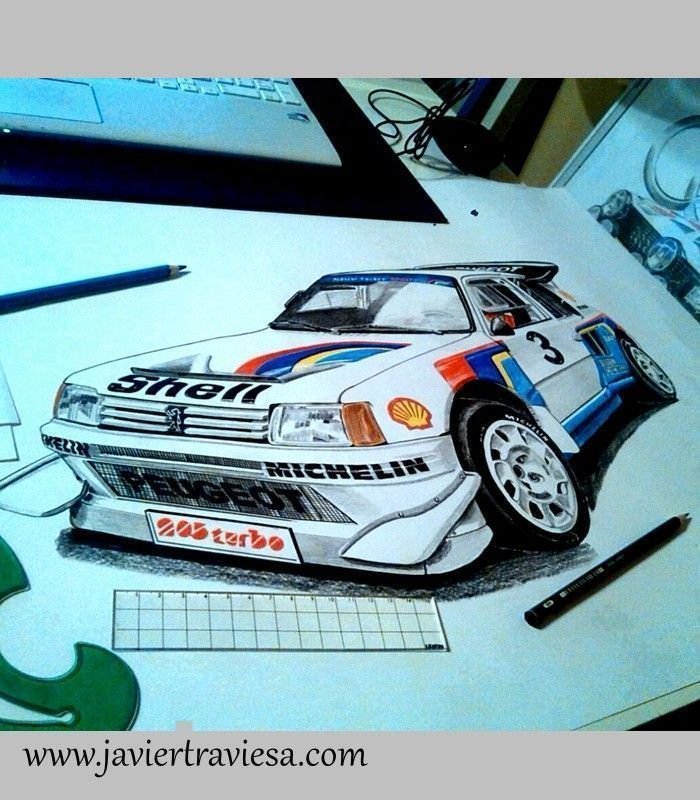 CAMISETA PEUGEOT 205 TURBO 16 GRUPO B - Imagen 7