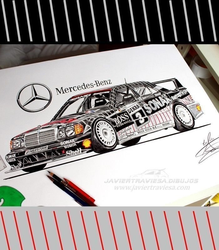 SUDADERA MERCEDES 190 DTM KLAUS LUDWIG - Imagen 3