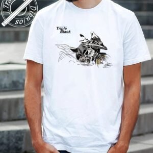 CAMISETA MOTO BMW R1250GS TRIPLE BLACK