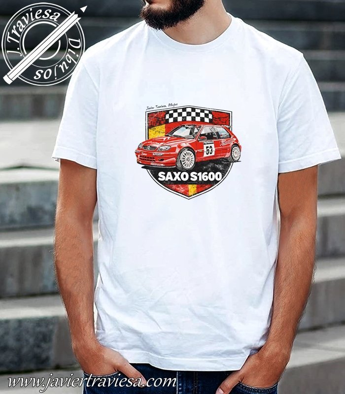 CAMISETA CON DIBUJO CITROEN SAXO KIT KAR