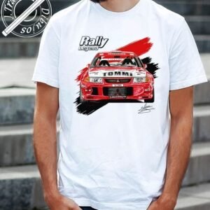 CAMISETA CON DIBUJO MITSUBISHI EVO VI TOMMI MAKINEN