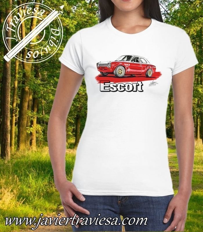 Camiseta Unisex FORD ESCORT Mk1 - Imagen 6