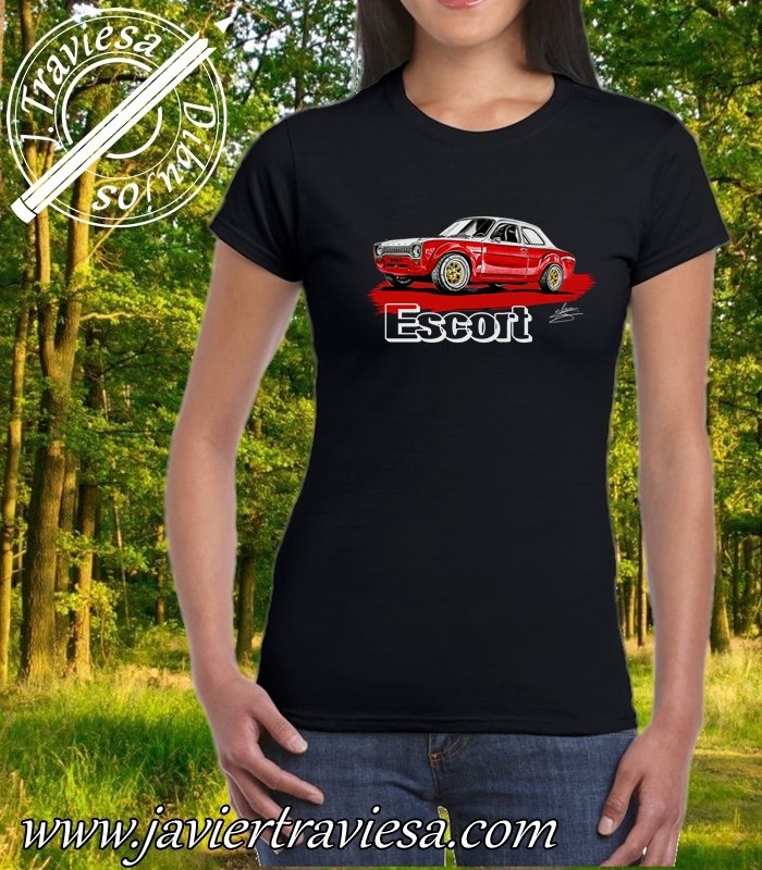 Camiseta Unisex FORD ESCORT Mk1 - Imagen 5