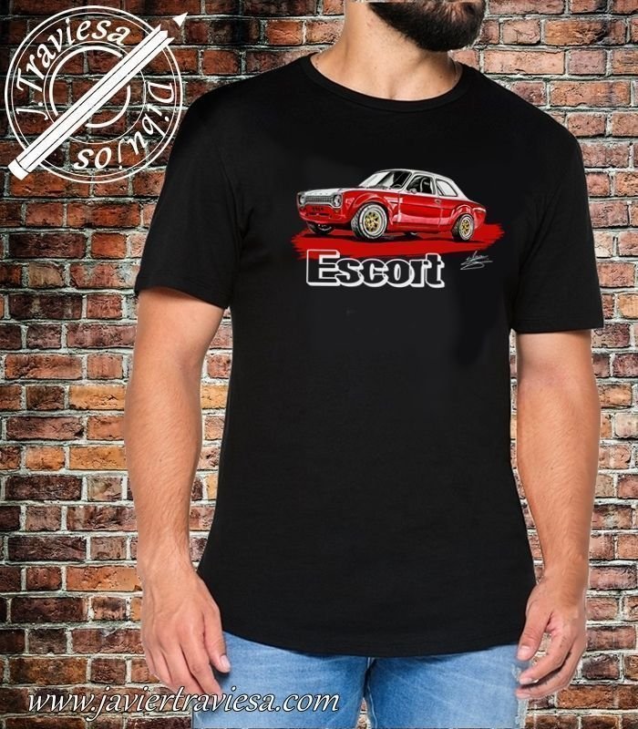 Camiseta Unisex FORD ESCORT Mk1 - Imagen 3