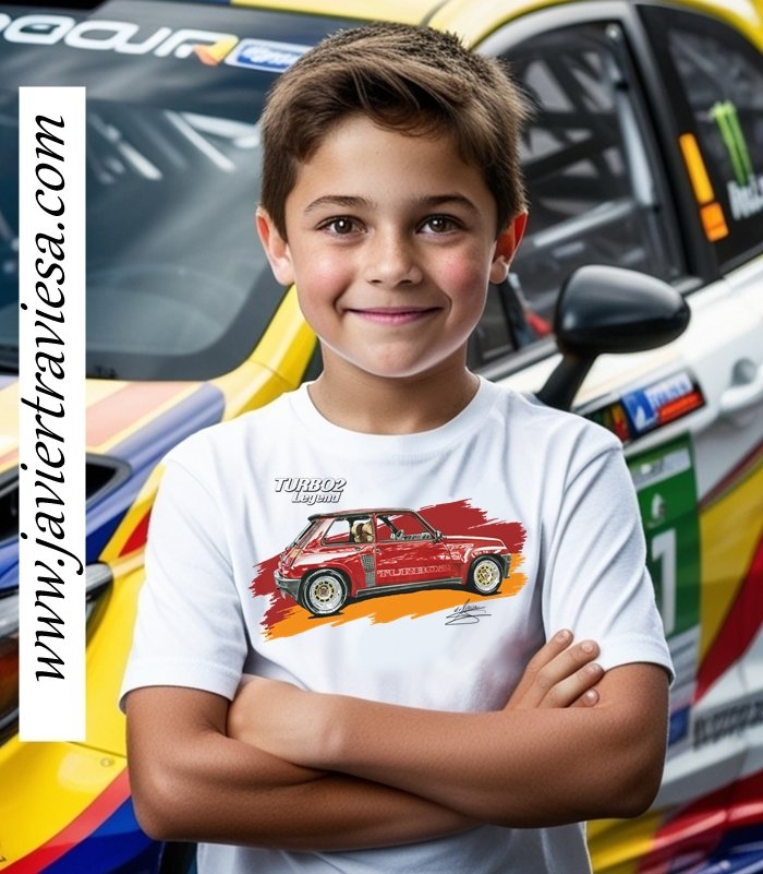 CAMISETA DIBUJO R5 TURBO2 - Imagen 6